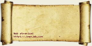 Tatjana Jakupi vizit kartica